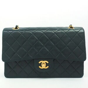 Chanel Double Flap Chain Shoulder Bag Matelasse